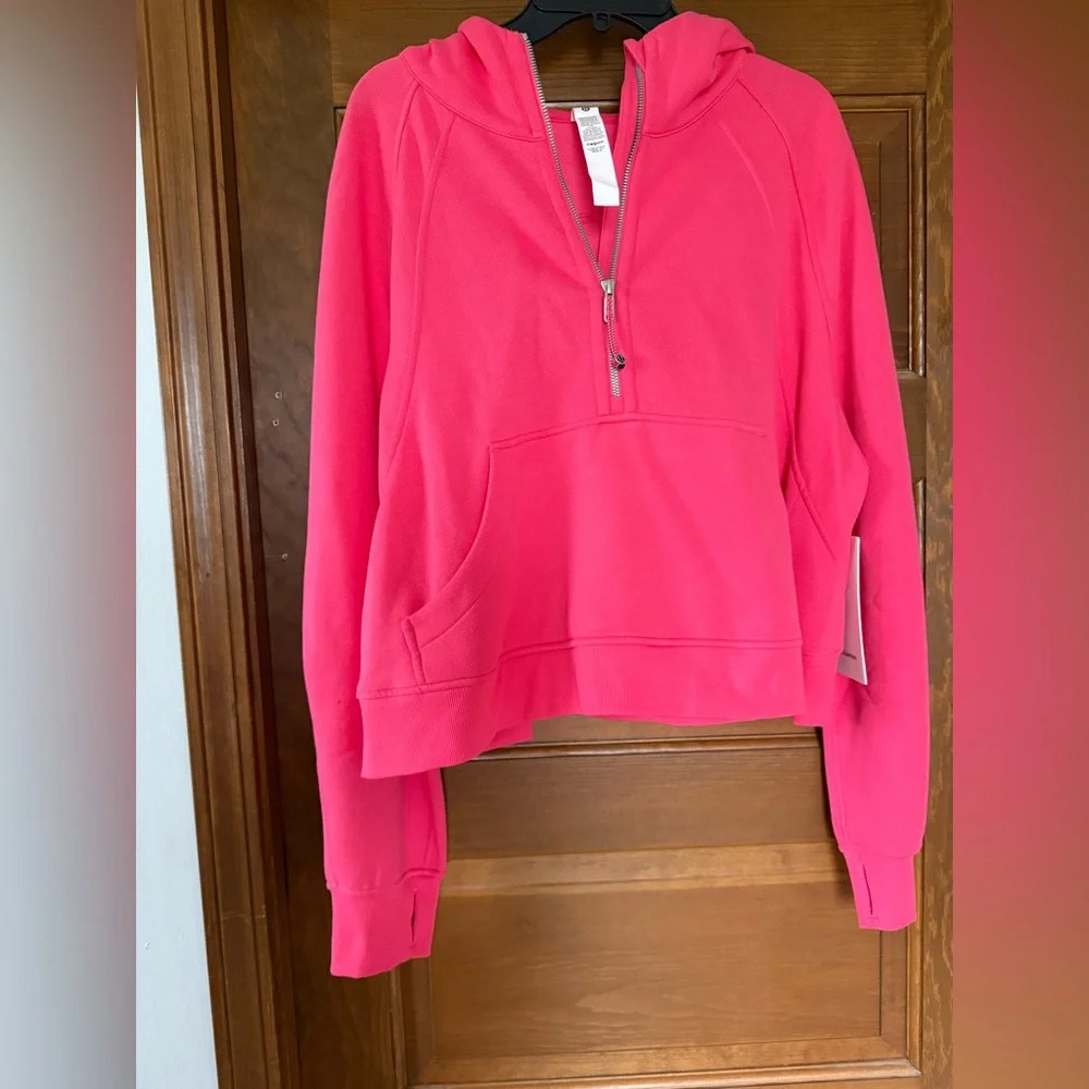 Lululemon Scuba Oversized Half-Zip Hoodie in Lip Gloss 💄 - Picture 3 of 7